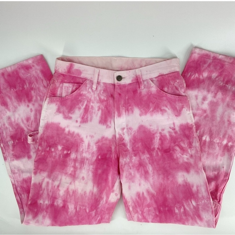 Dickies Pink Tie-dye Cargo Straight Leg Pants